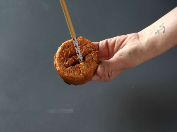 Cruffins, a croissant és a muffin kombinációja, pudinggal és csokoládéval. - Előkészítés lépés 13