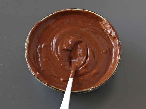 Csokoládé mousse tejsavófehérjével - Előkészítés lépés 4