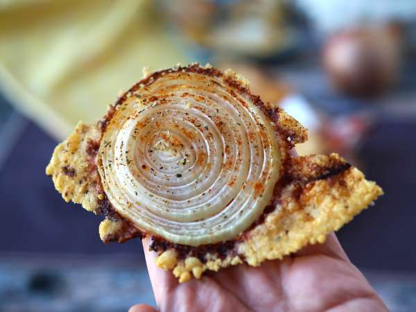 Szuper ropogós házi hagymás és parmezános chipsek - Előkészítés lépés 5