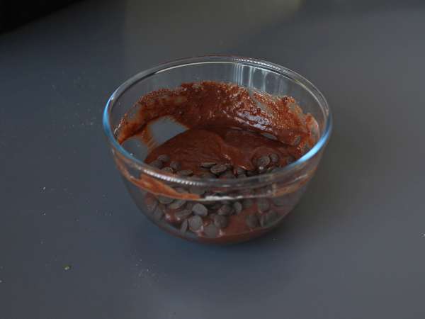 Protein brownie tejsavóval, természetesen gluténmentes - Előkészítés lépés 3