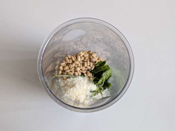 Friss és krémes rukkola pesto 5 perc alatt - Előkészítés lépés 1