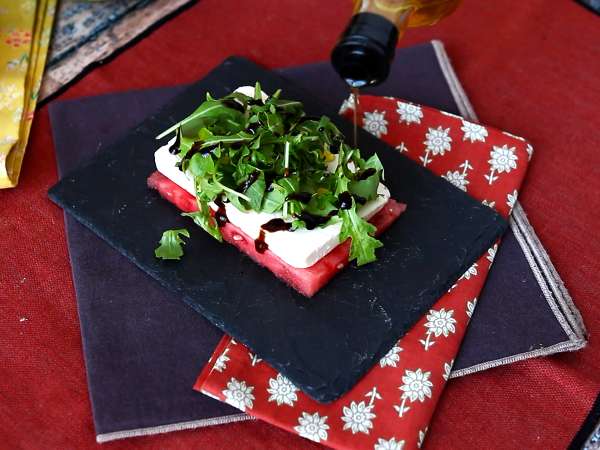 Görögdinnye-feta-rakéta szendvics, a legfrissebb vírusos recept a nyárra! - Előkészítés lépés 4
