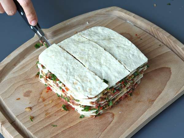 Lavash kebab tortillával, a híres könnyű sütőben sült kebab! - Előkészítés lépés 6