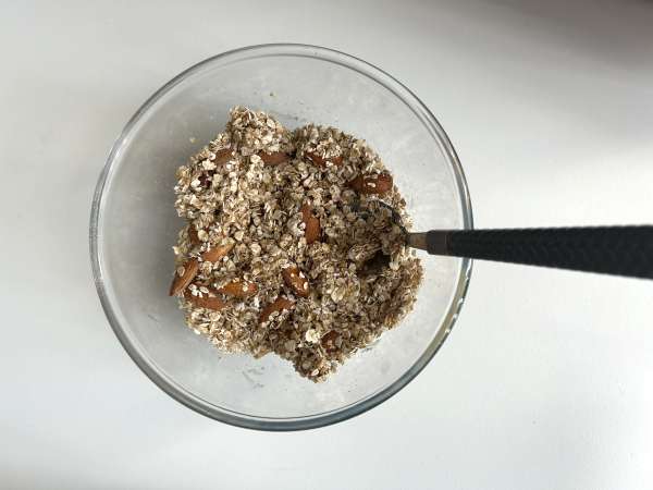 Granola expressz airfryerrel, hogy ropogós legyen a reggeli - Előkészítés lépés 3