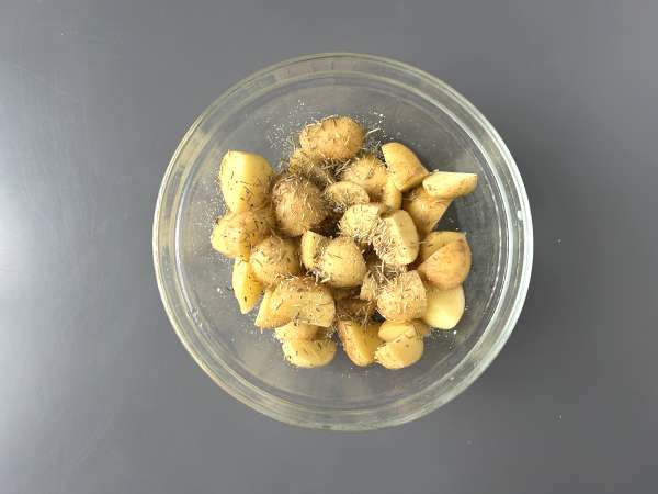 Az istenek rántott szeszélye airfryer burgonyával - Előkészítés lépés 1
