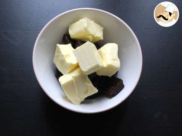 Csokoládé brownie - Előkészítés lépés 1
