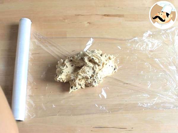 Csokoládé chipes sütik - Előkészítés lépés 2