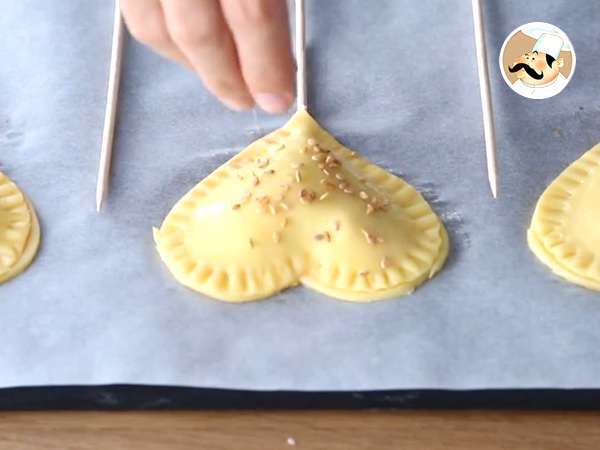 Szív alakú Pie Pops Valentin-napra - Előkészítés lépés 7