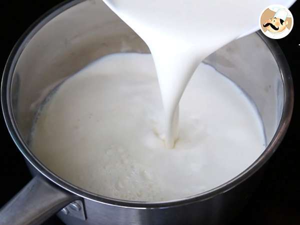 Crème brulée - Előkészítés lépés 2