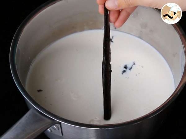 Crème brulée - Előkészítés lépés 3