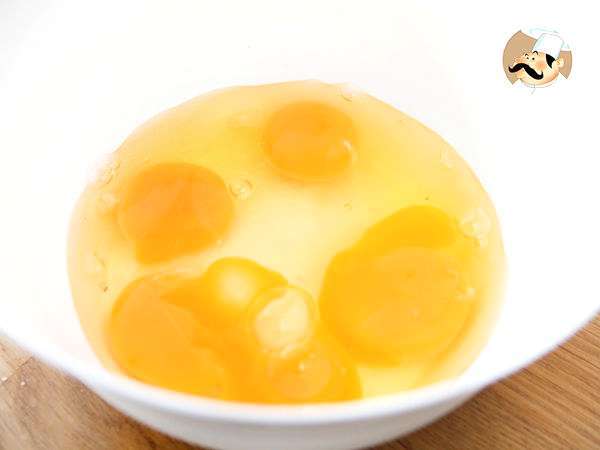 Csokoládé fondant ultra folyós közepével, lépésről lépésre - Előkészítés lépés 1