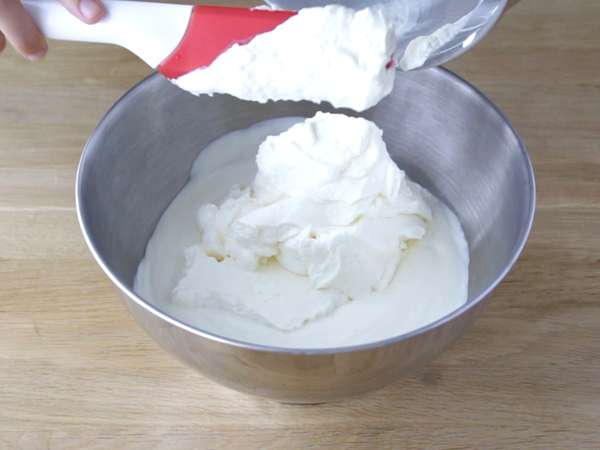 Joghurt és málna fagylalt - Előkészítés lépés 3