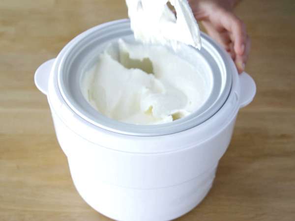Joghurt és málna fagylalt - Előkészítés lépés 8