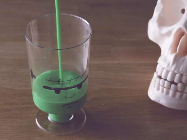 Frankenstein krémek Halloweenre - Előkészítés lépés 10