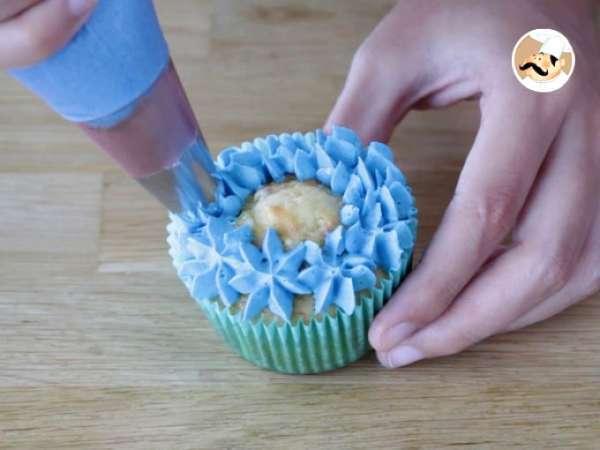 Szörny cupcakes Halloween - Előkészítés lépés 13