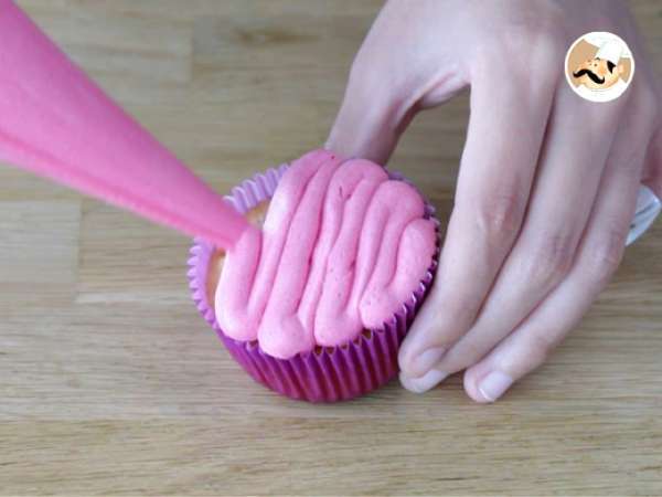 Szörny cupcakes Halloween - Előkészítés lépés 15