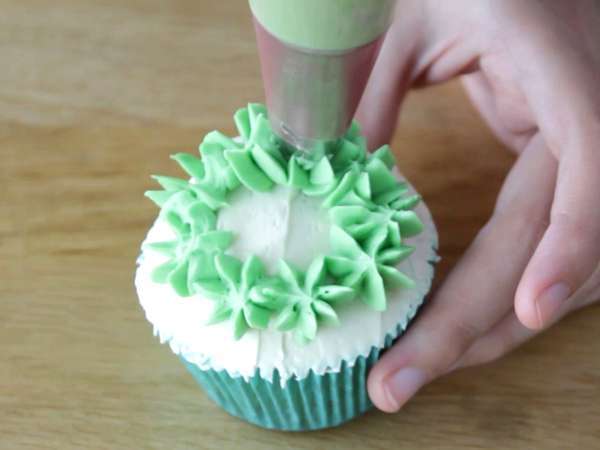 Cupcakes díszített karácsonyi - Előkészítés lépés 14