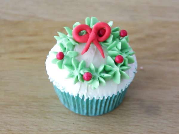 Cupcakes díszített karácsonyi - Előkészítés lépés 15