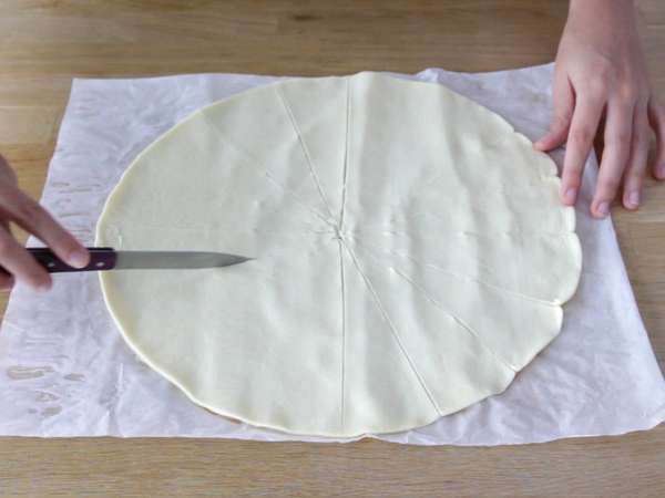 Galette des rois Kinder Buenóval - Előkészítés lépés 8