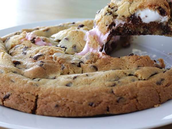 Óriás süti torta mályvacukorral - Előkészítés lépés 10