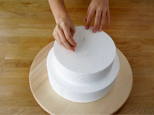 Színes cukorka torta - Előkészítés lépés 1