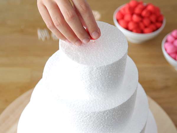 Színes cukorka torta - Előkészítés lépés 3