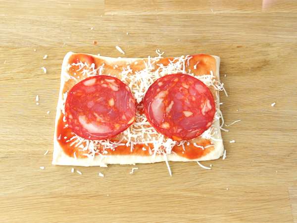 Pizza gofri - Előkészítés lépés 1