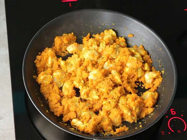Csirke curry kókusztejjel - Előkészítés lépés 5