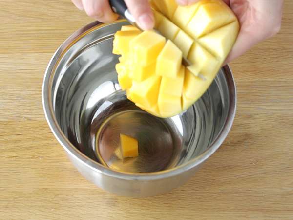 Krémes mangó mousse - Előkészítés lépés 3