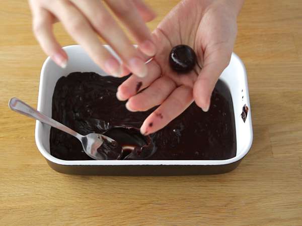 Brigadeiro, kis brazil édesség - Előkészítés lépés 4