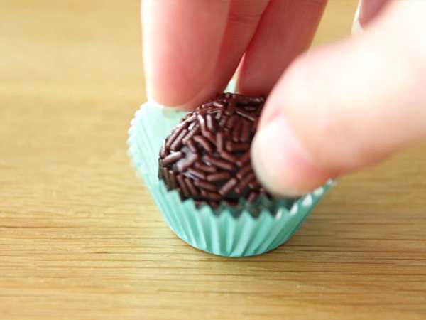 Brigadeiro, kis brazil édesség - Előkészítés lépés 5