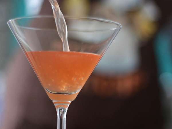 Cosmopolitan áfonyalével - Előkészítés lépés 3
