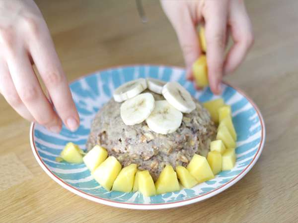 Banán tál torta - Előkészítés lépés 4