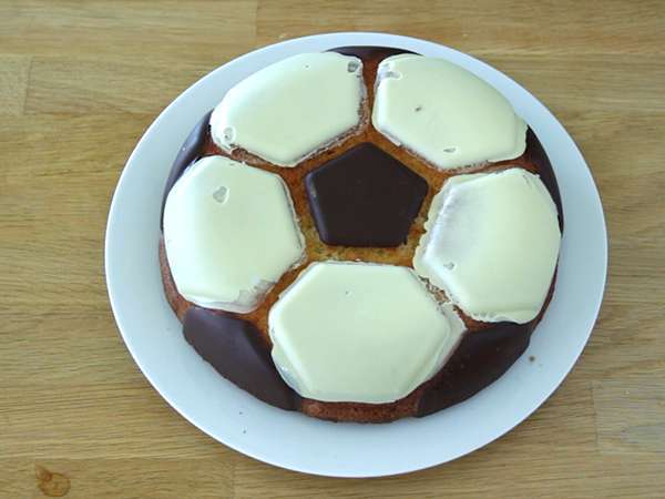Futball torta - Előkészítés lépés 7