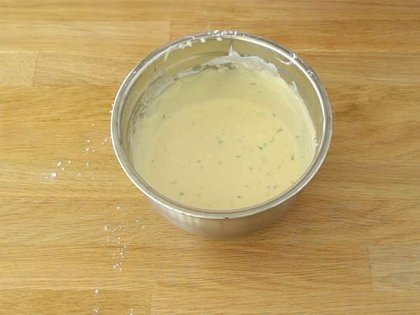 Szalonnás, comté és burgonyás gofri - Előkészítés lépés 1