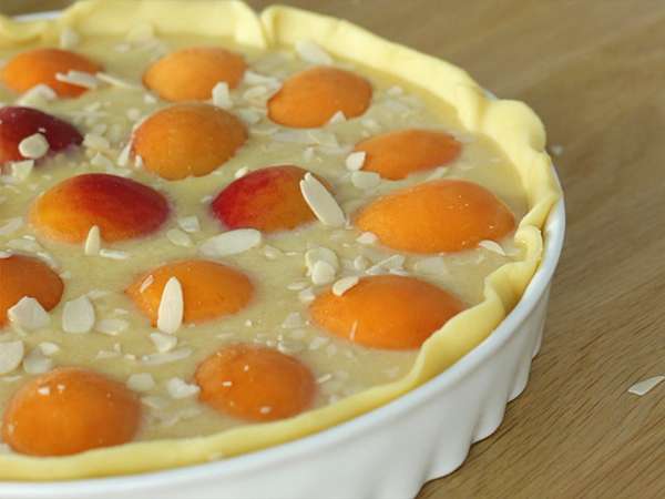 Könnyű sárgabarackos torta - Előkészítés lépés 4