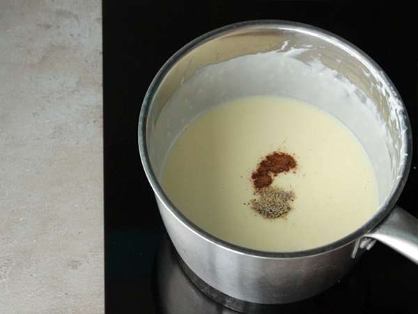 Béchamel mártás, egyszerű recept - Előkészítés lépés 3