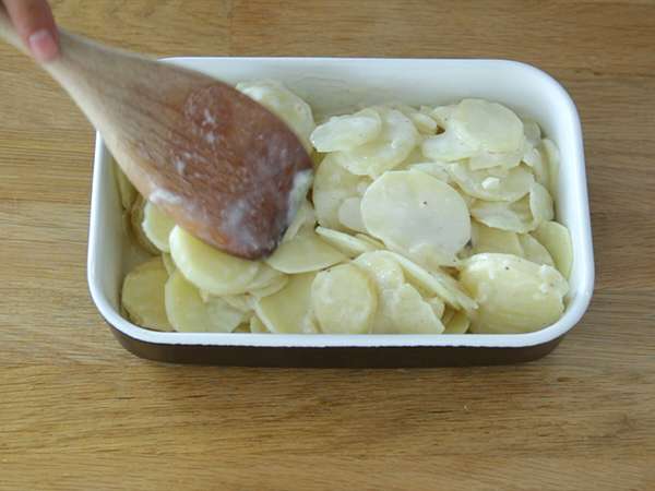Gratin dauphinois, az igazi hagyományos recept - Előkészítés lépés 3