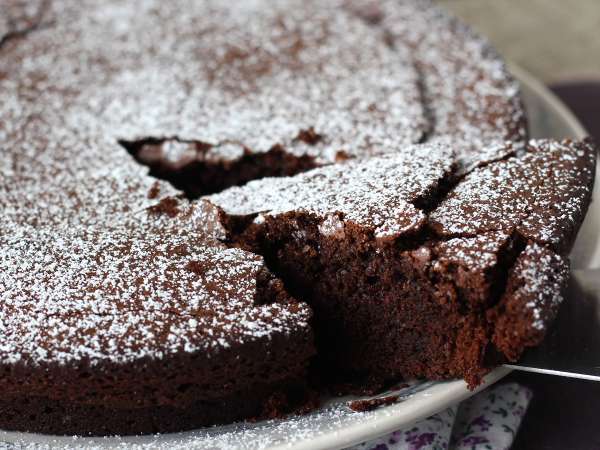 Könnyű, nedves csokoládétorta - Előkészítés lépés 5