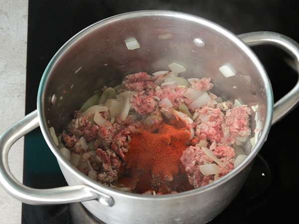 Mexikói chili con carne - Előkészítés lépés 2