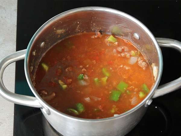 Mexikói chili con carne - Előkészítés lépés 4