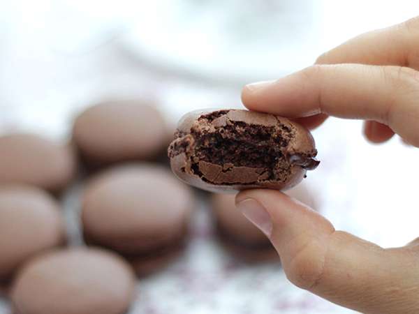 Csokoládé macaronok, recept és tippek - Előkészítés lépés 8