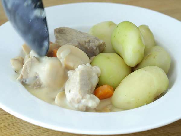 Könnyű borjúpörkölt - Előkészítés lépés 7
