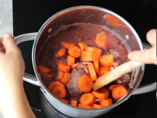 Marhahús bourguignon - Előkészítés lépés 2