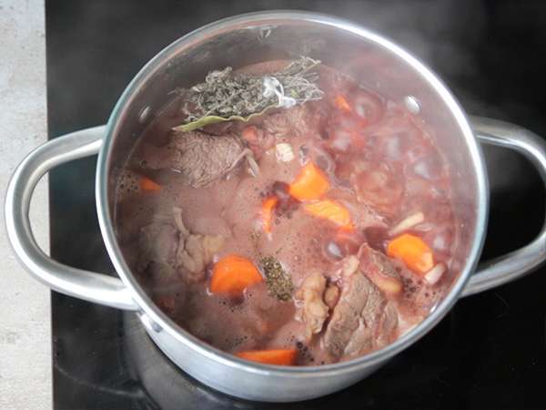 Marhahús bourguignon - Előkészítés lépés 3