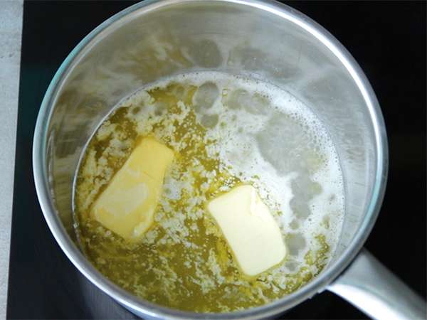 Könnyű choux tészta - Előkészítés lépés 1
