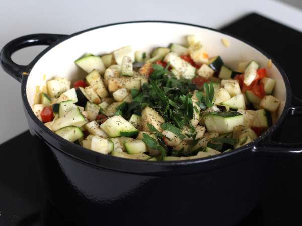 Ratatouille, az egyszerű recept - Előkészítés lépés 4