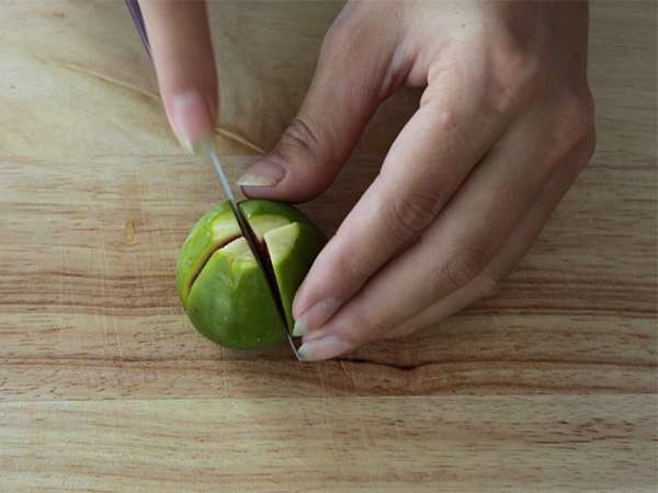 Sült füge - Előkészítés lépés 1
