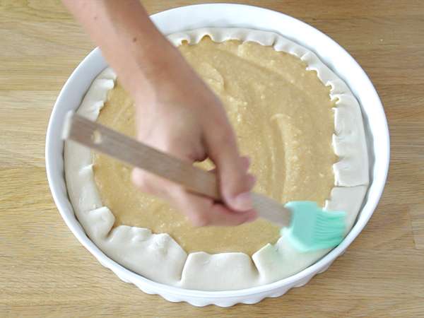 Királyi torta frangipánnal - Előkészítés lépés 3