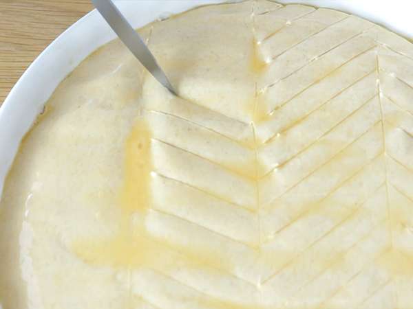 Királyi torta frangipánnal - Előkészítés lépés 5